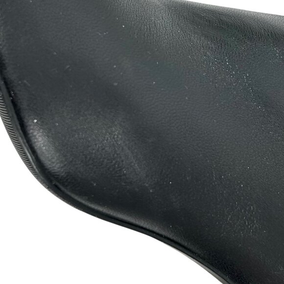 Stuart Weitzman Linsi Leather Pointed Toe Heeled Over the Knee Boots - Picture 12 of 13